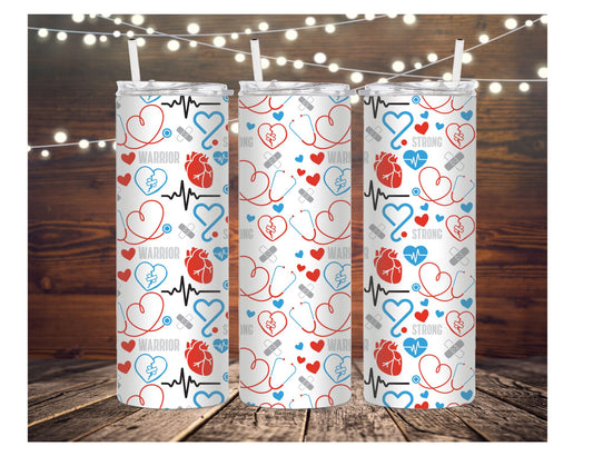 Heart Warrior Tumbler