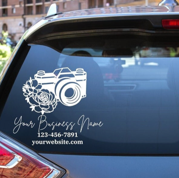 Custom Business Car Decal