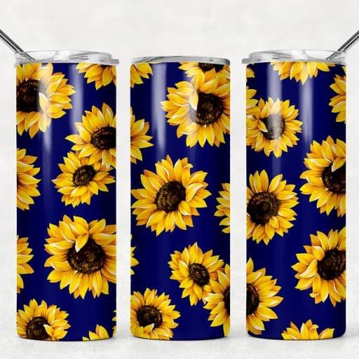 Navy Sunflowers