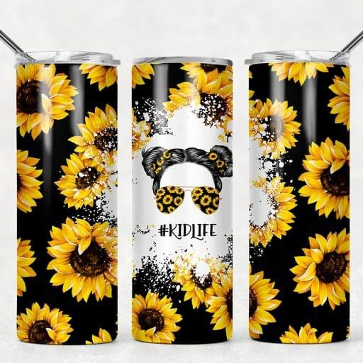 Kid Life Sunflower Tumbler