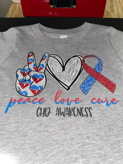 Peace Love Cure CHD Awareness - Kids