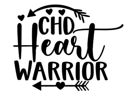 Heart Warrior Car Decal